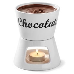 Zestaw do fondue porcelanowy 4 el.