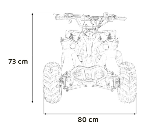 Pojazd Quad Spalinowy RENEGADE HIPERFECT 110CC Czerwony