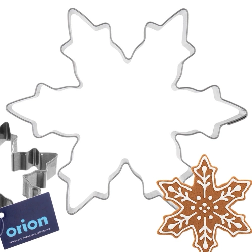 Wykrawacz do ciastek stalowy płatek śniegu 10 cm