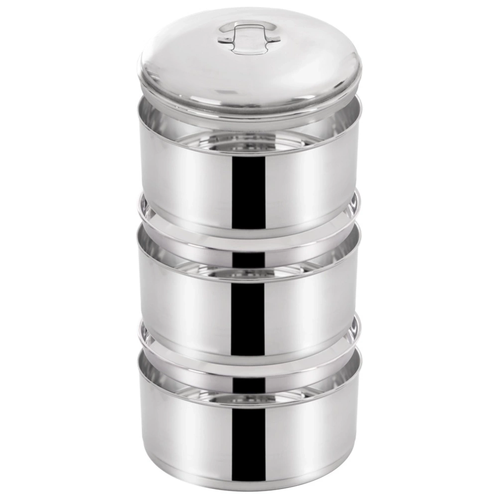 Menażka obiadowa stalowa 4-poziomowa 4x1 l