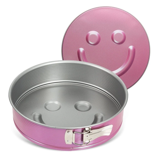 Tortownica forma do pieczenia z wymiennymi spodami Serce, uśmiechnięta buzia Zenker 7478