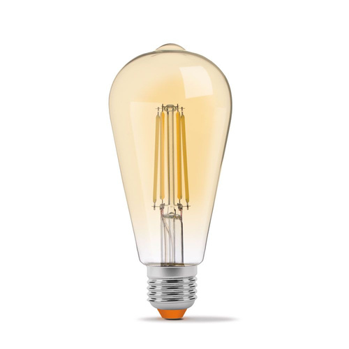 Żarówka LED E27 ST64 6W 44W Filament Ściemnialna