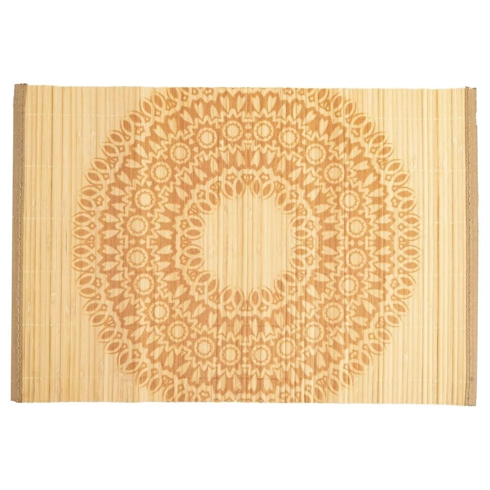 Podkładka na stół bambusowa prostokątna zwijana MANDALA 45x30 cm