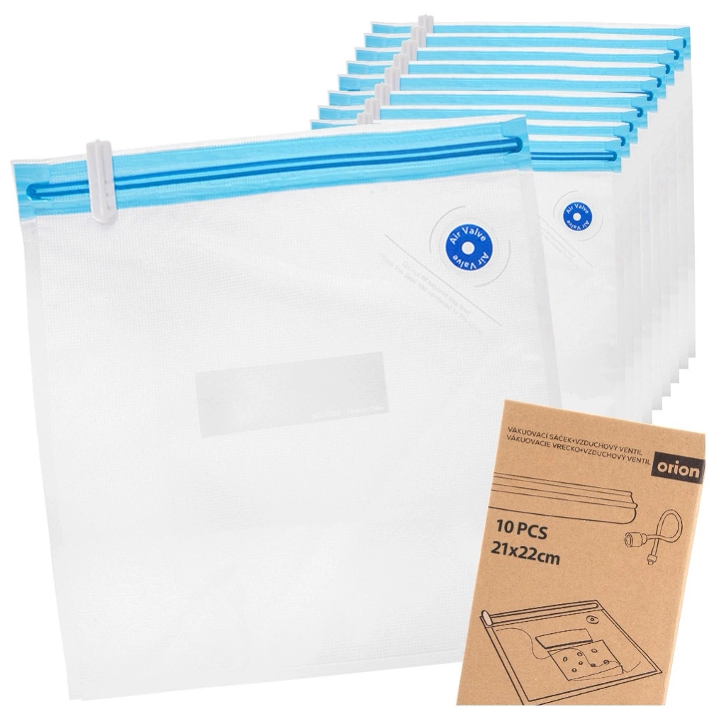 Worki próżniowe do żywności 22x21 cm 10 szt.