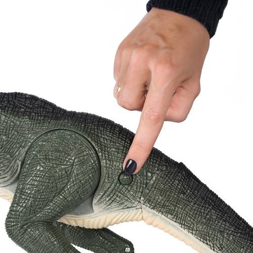 Duży interaktywny dinozaur Velociraptor - chodzi, ryczy i świeci 