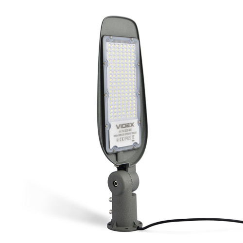 LAMPA ULICZNA VIDEX LED ZEWNĘTRZENA PANEL SŁONECZNY IP65 4300lm + PILOT