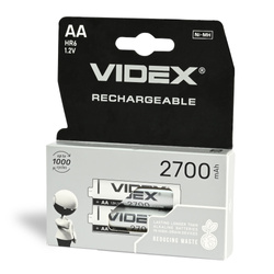 Akumulator Ni-MH VIDEX HR6 2700mAh 2 szt. BLISTER