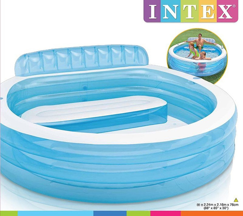 Basen dmuchany z ławeczką INTEX 57190