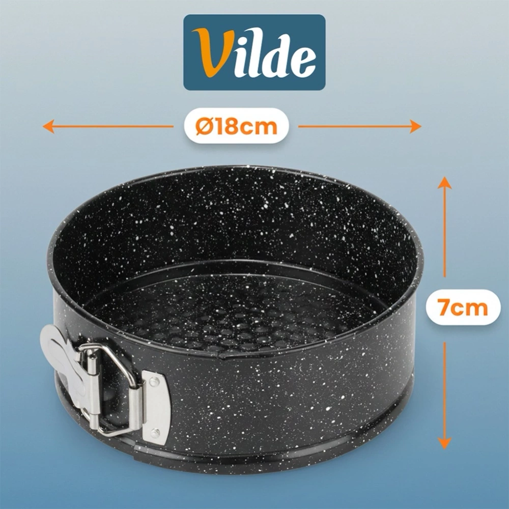 Tortownica rozpinana granitowa 18 cm