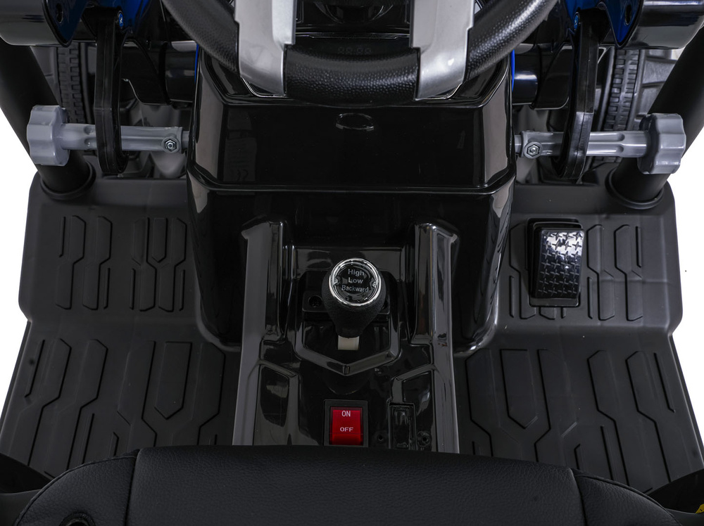 Pojazd MEGA Traktor D68 Z Przyczepką Niebieski