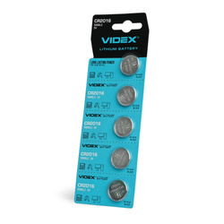 Bateria litowa VIDEX CR2016 5 szt. BLISTER