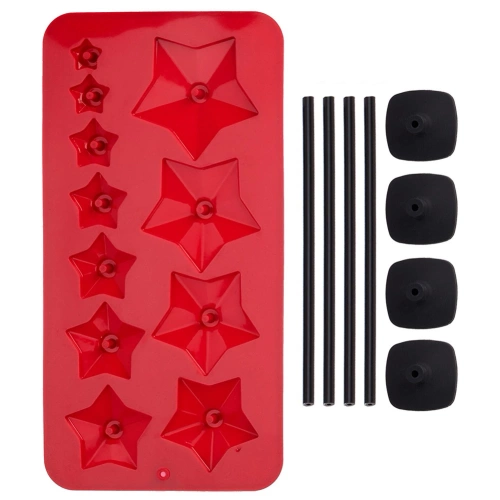 Forma do czekolady silikonowa choinka 9 el.