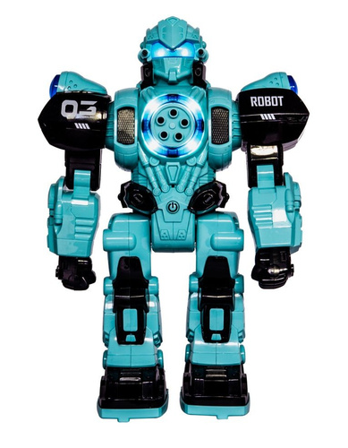 ROBOT WIELOFUNKCYJNY STEROWANY PILOTEM - FUNKCJE DŹWIĘKOWE, RUCHOWE I ŚWIETLNE