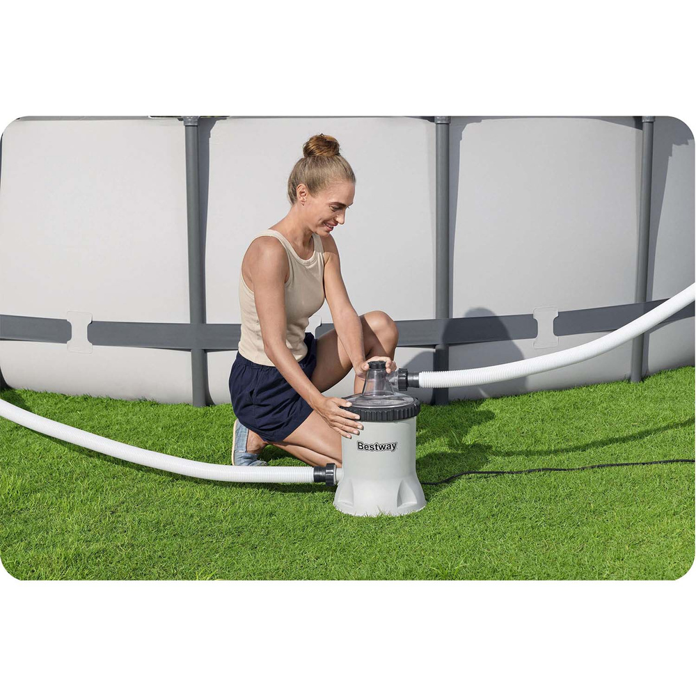 Bestway Pompa filtrująca do basenu 5678 l/h na kulki filtracyjne 58870