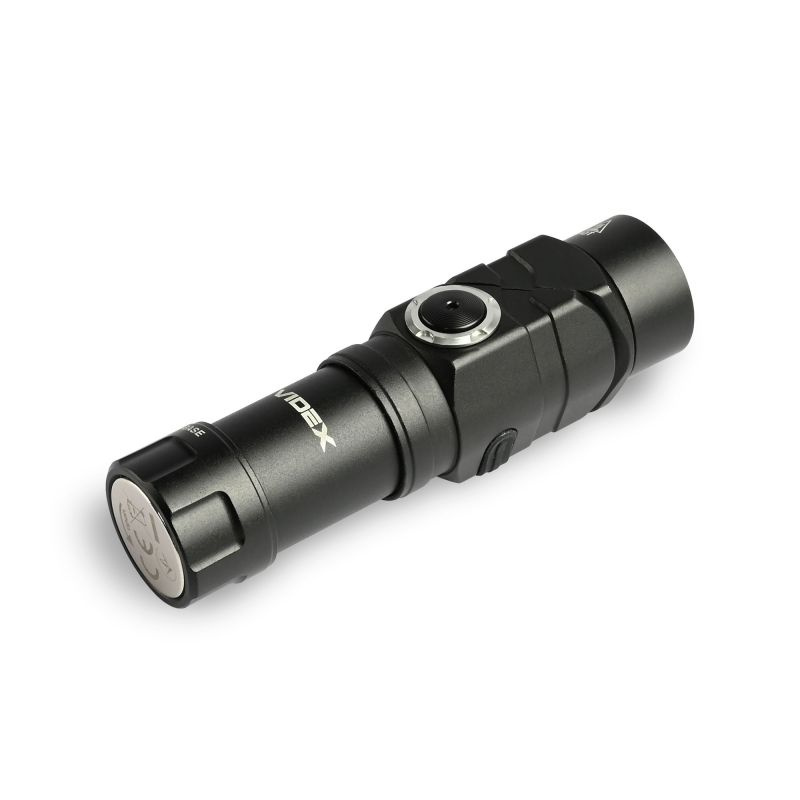 Latarka Videx 600lm IP66 LED 7 trybów zasięg 105m czołówka +PASEK NA GŁOWĘ