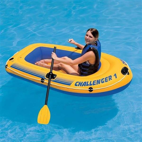 Ponton dmuchany CHALLENGER 1 193 x 108 x 38 cm Intex 68365