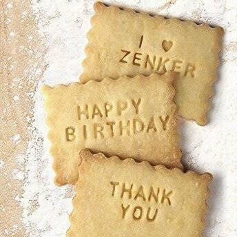 Stempel do ciastek i masy cukrowej z literkami + znaki specjalne ZENKER 44827