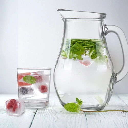 Forma do kostek lodu z pokrywką silikonowa beżowa 22,5x13x3 cm