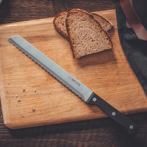 Nóż kuchenny Mega, 20 cm ostrze Nirosta do krojenia pieczywa wypieków