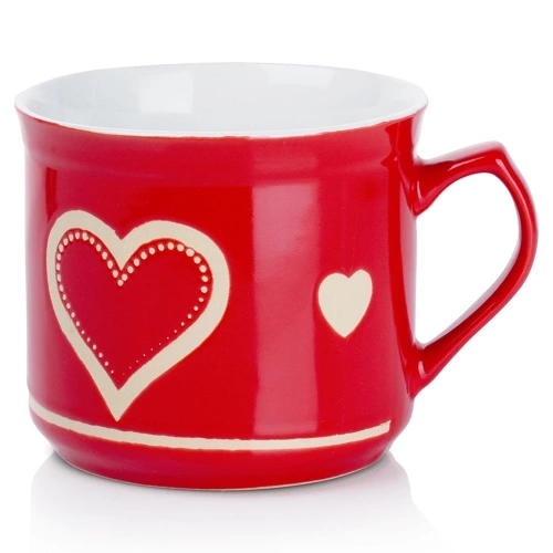 Kubek ceramiczny serce 650 ml