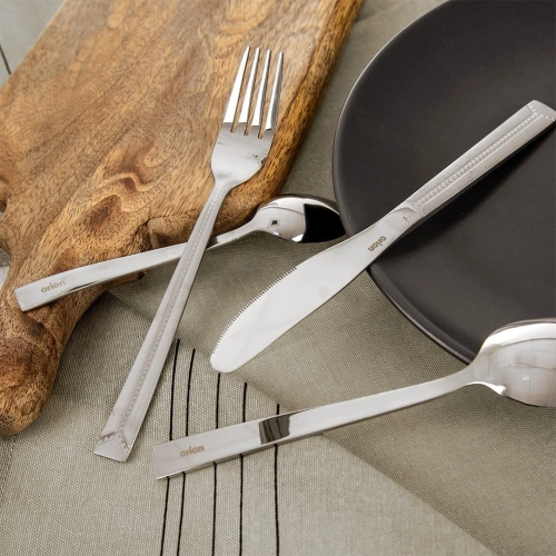 Zestaw sztućców stalowy dla 6 osób 24 el.