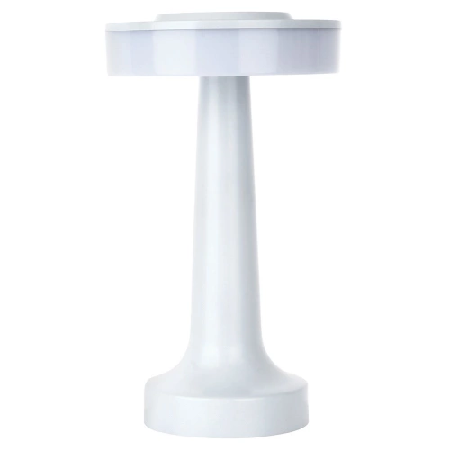 Lampka stołowa LED biała bezprzewodowa 3 tryby świecenia 21 cm
