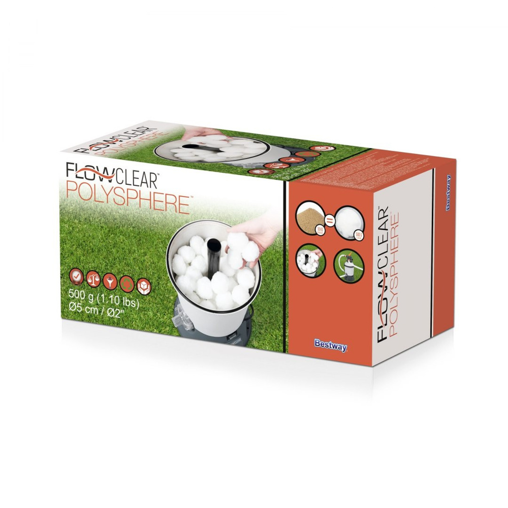 Bestway Flowclear Kulki filtracyjne do pompy piaskowej 500g 58475