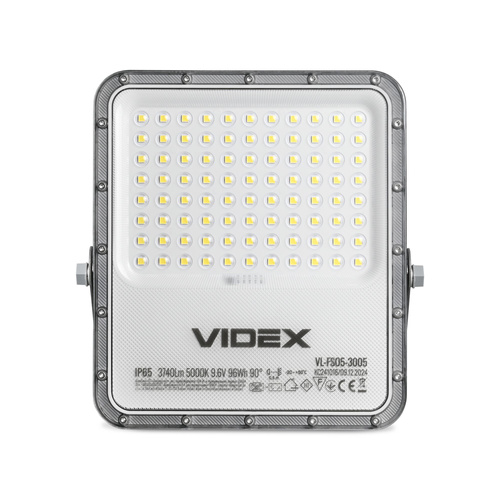 Lampa zewnętrzna Videx LED halogen 3740lm akumulator panel słoneczny