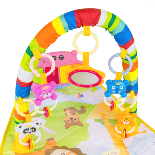 Interaktywna mata edukacyjna z zabawkami + pianino