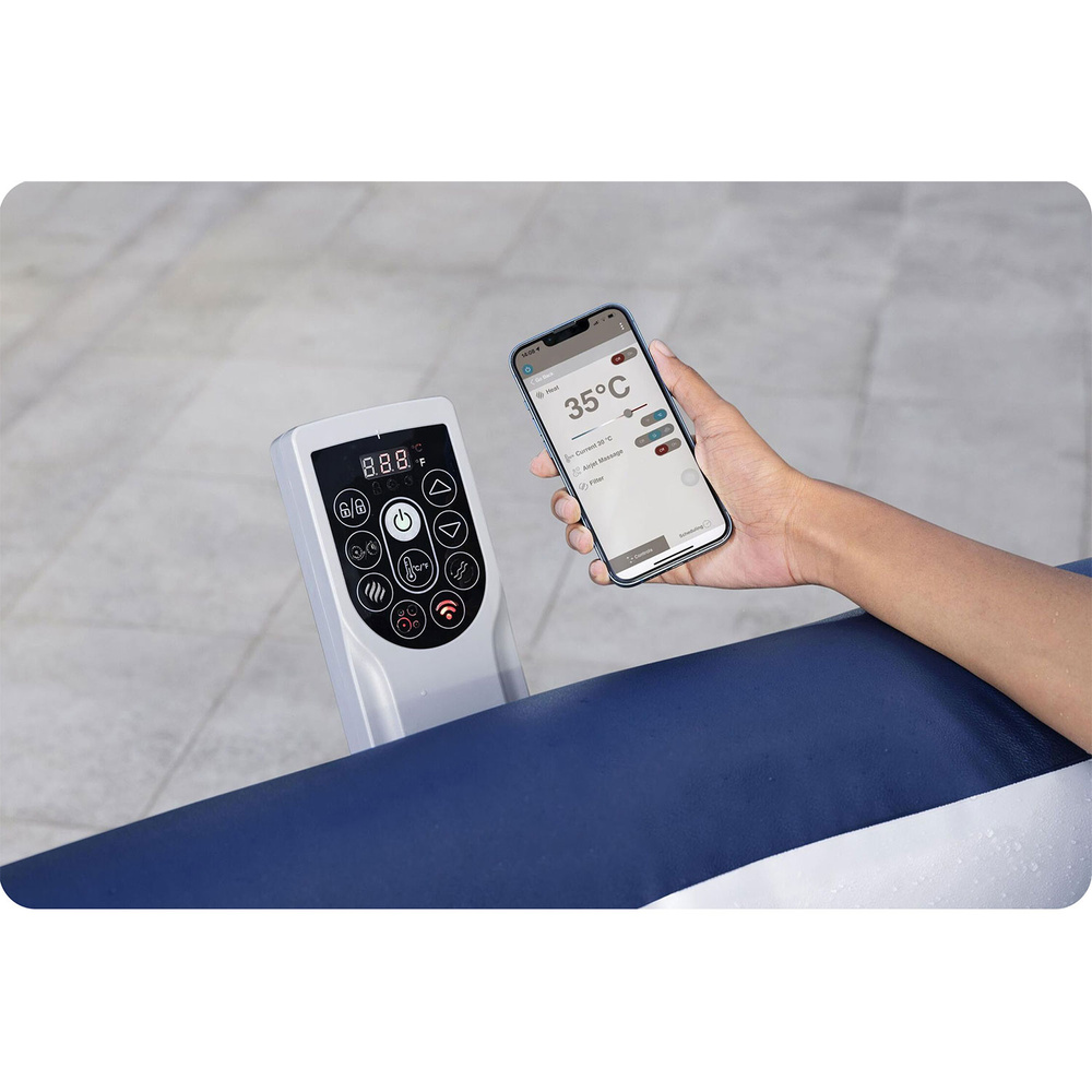 Bestway Lay-Z-Spa HAWAII hydromasaż wbudowana pompa WiFi aplikacja 6001H