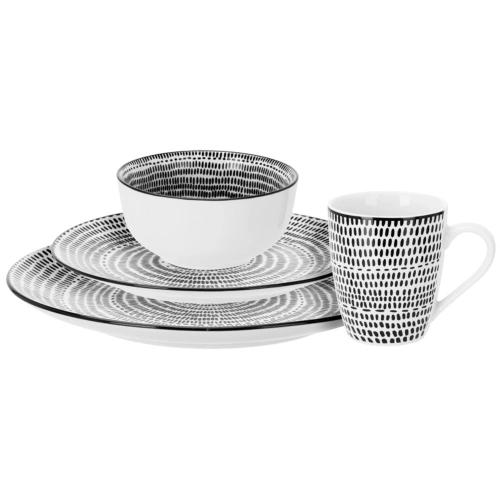 Zestaw serwis obiadowy porcelanowy 16 el.