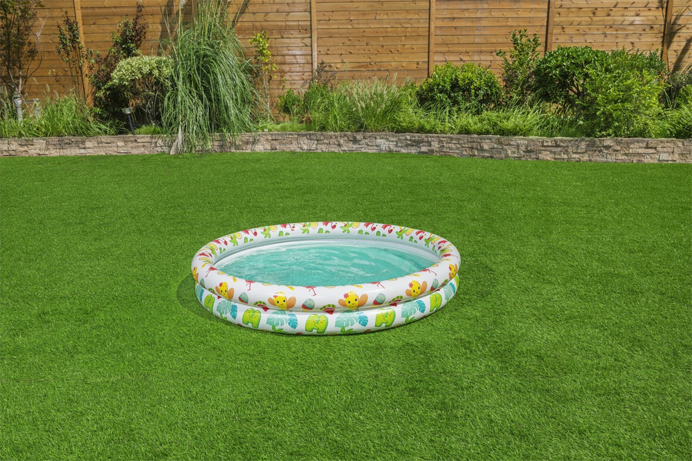 Bestway SET Basen piłka kółko brodzik 122cm  51124