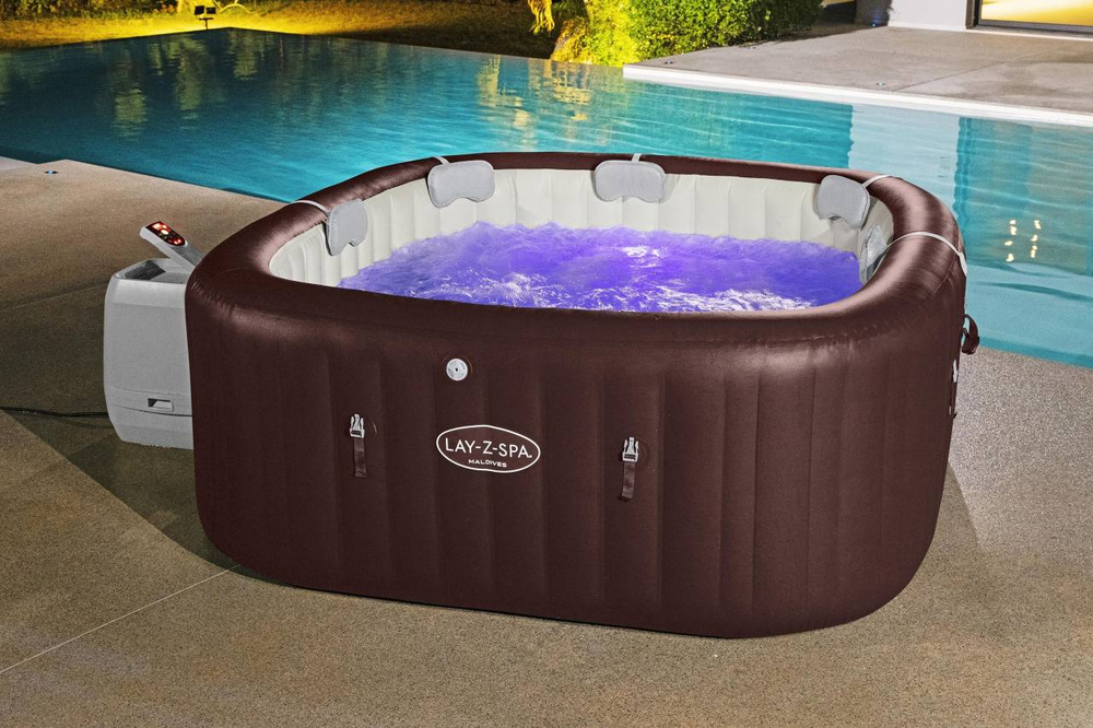 Bestway Lay-z-Spa Maldives Pro7 2025 jacuzzi WiFi aplikacja LED 5-7os 6001U