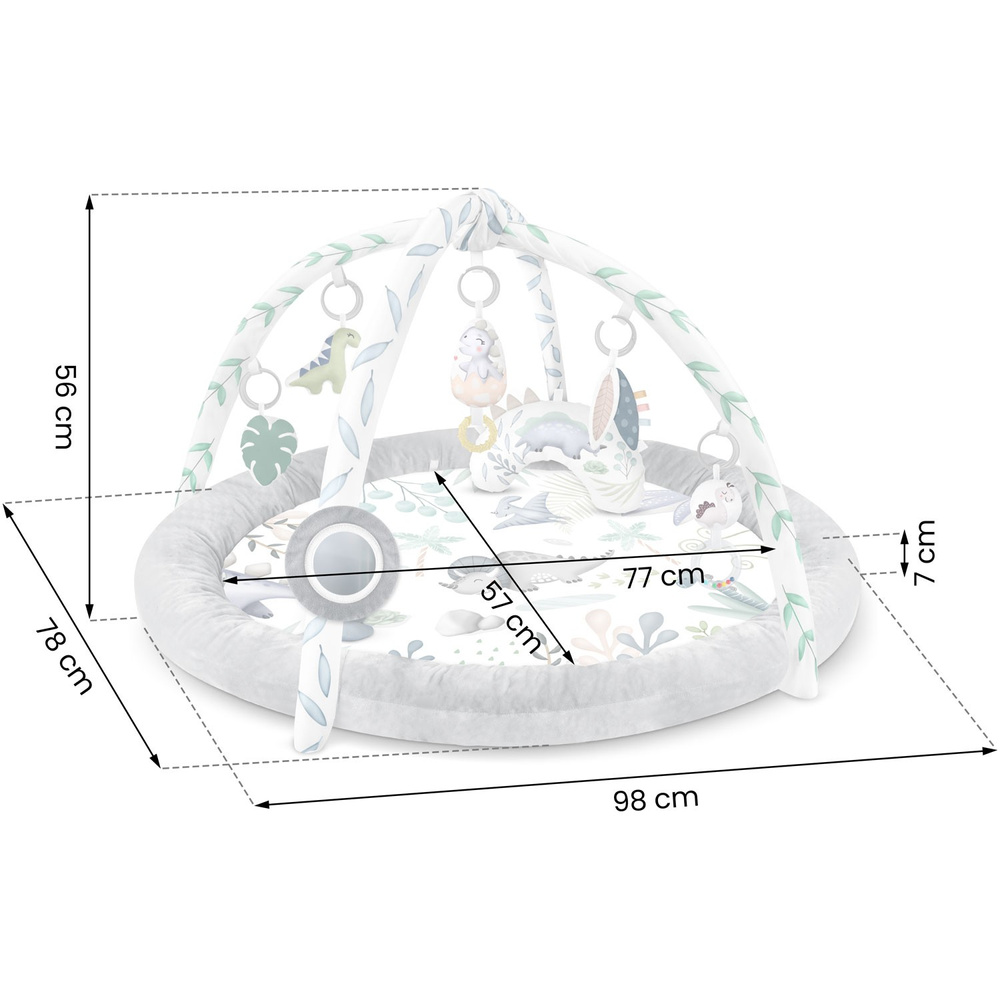 Mata edukacyjna interaktywna Dino 