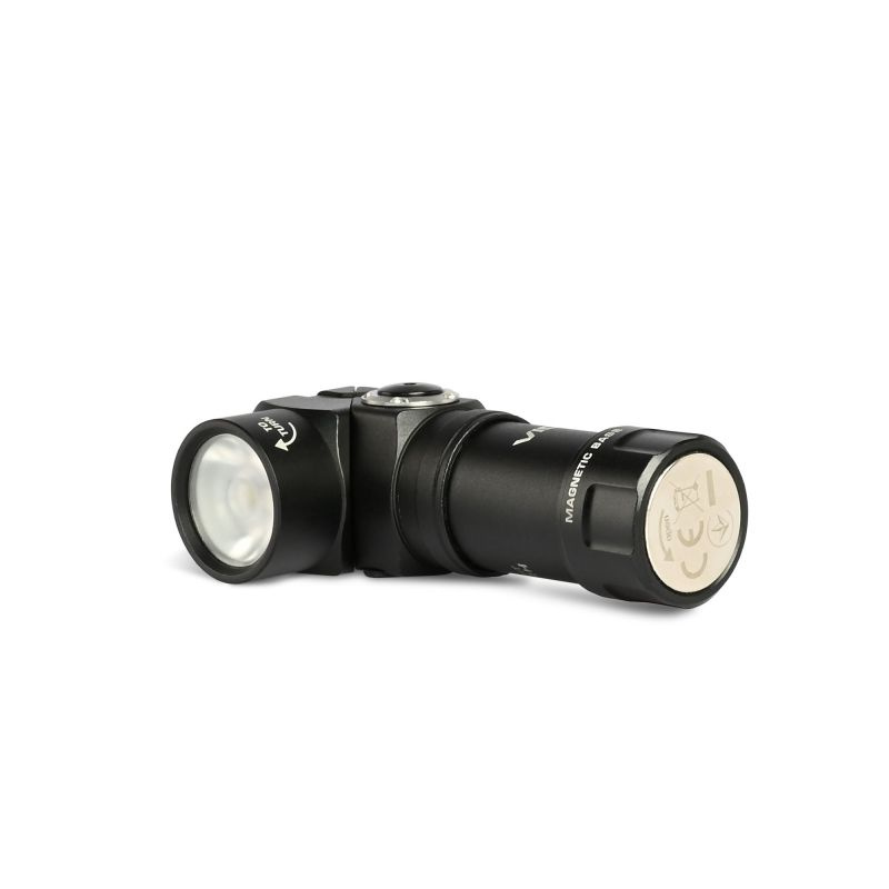 Latarka Videx 600lm IP66 LED 7 trybów zasięg 105m czołówka +PASEK NA GŁOWĘ