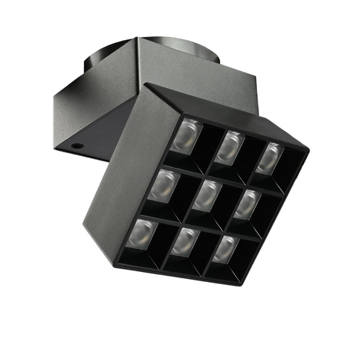 Lampa Videx LED 16W 1380lm 4000K Neutralny CRI90 36° Czarna