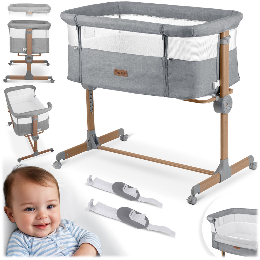 Łóżeczko dziecięce składane turystyczne dostawka