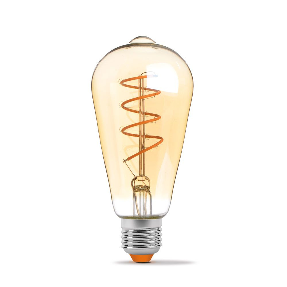 Żarówka LED E27 ST64 4W 28W Filament Ściemnialna