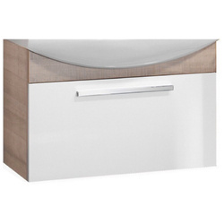 Szafka pod umywalkę 98,4 cm szary dąb + biały A-Vero Fackelmann 82513