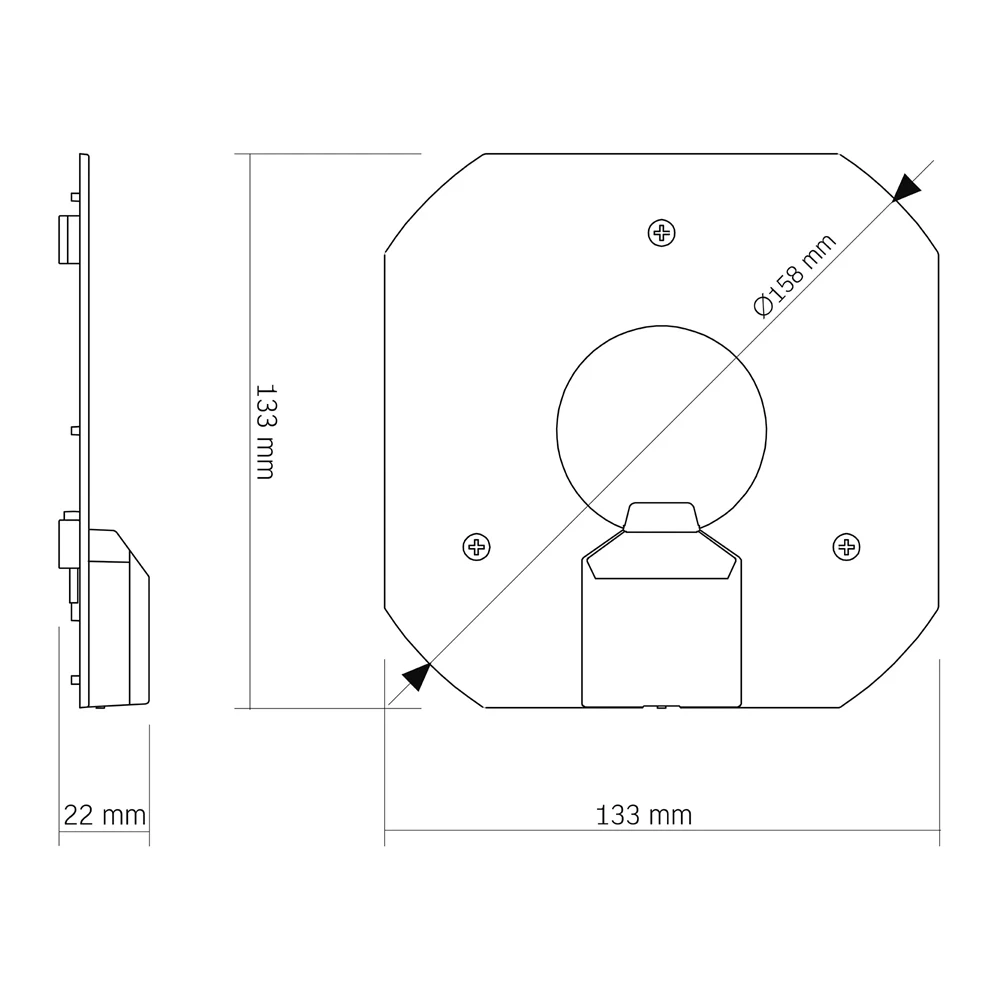 Moduł LED VIDEX 20W z regulacją barwy światła