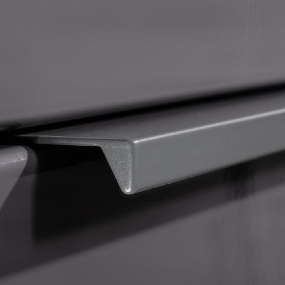 Szafka pod umywalkę antracyt 2 szuflady 80 cm Luna Fackelmann 87201