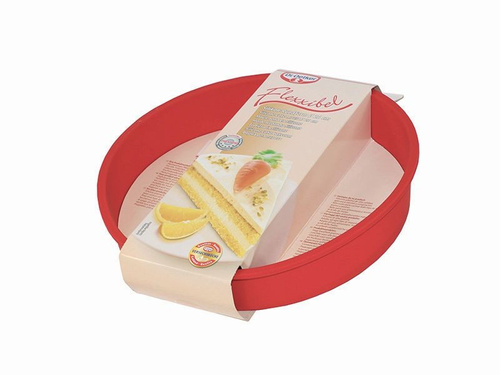 Forma silikonowa okragła do pieczenia ciasta Dr.Oetker ciast
