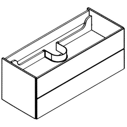 Szafka pod umywalkę BIAŁA 120 cm LANZET 7203312