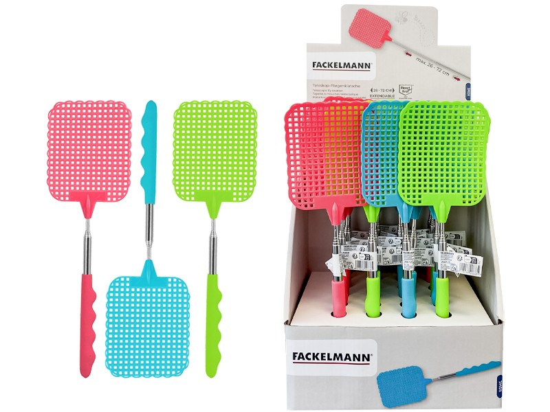 Packa łapka muchobijka na muchy komary owady teleskopowa 26-72 cm FACKELMANN 44678