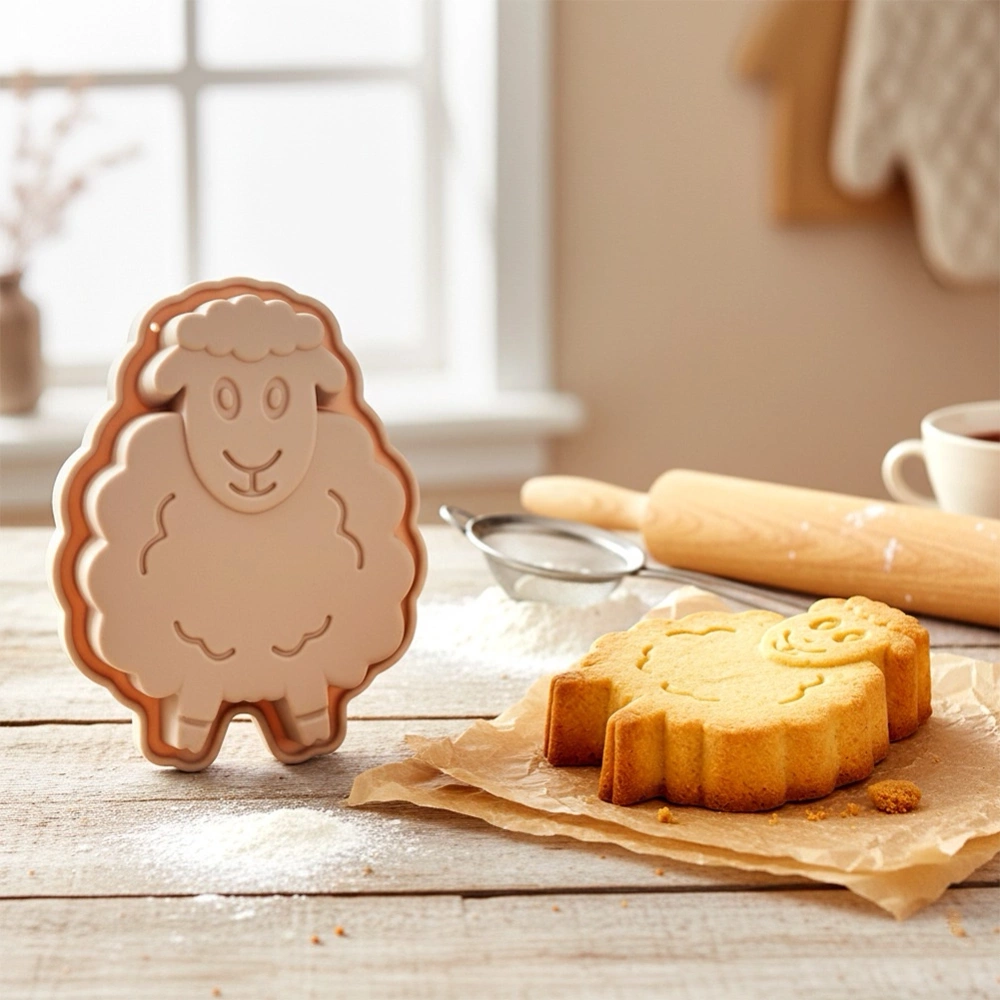 Forma do pieczenia silikonowa owieczka 20x16x4,5 cm