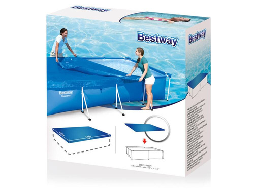 Pokrywa do basenu stelażowego 300 x 201 cm Bestway 58106