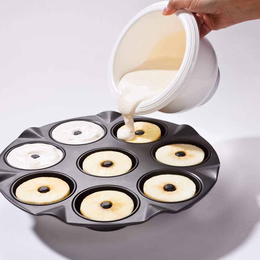 Forma do pieczenia 8 części Black Metallic Zenker