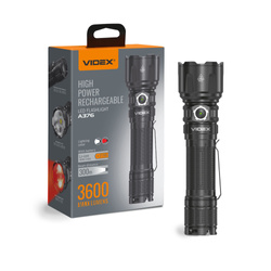 Latarka Videx LED 3600lm IP68 neutralna biel 5000k stabilizacja zasięg 300m