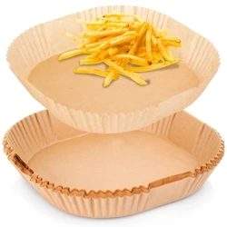 Wkład do frytkownicy Air Fryer beztłuszczowej papierowy kwadratowy 23 cm 50 szt.