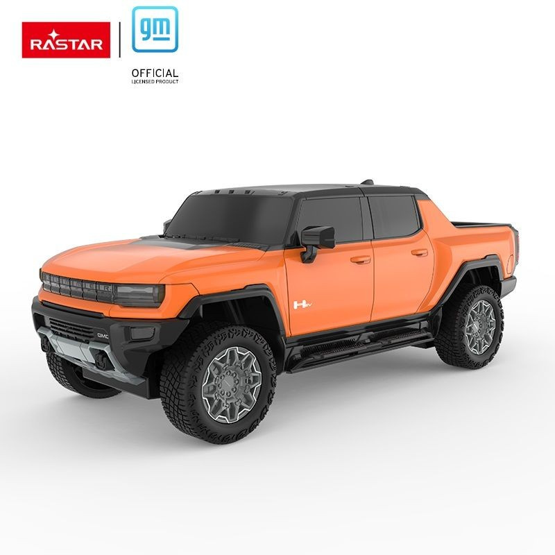 Hummer EV skala 1:26 Rastar 93100 samochód sterowany pomarańczowy